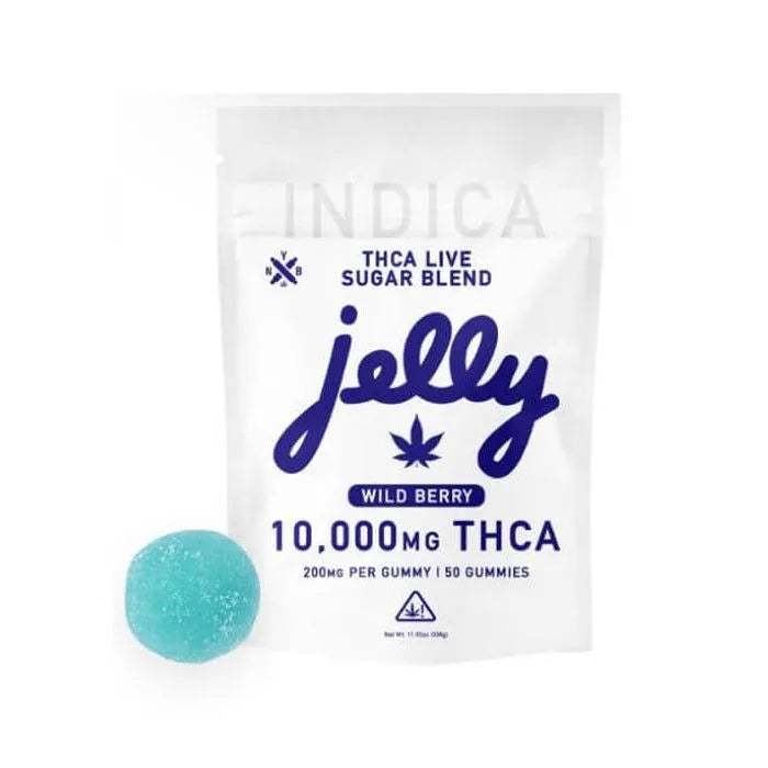 Jelly Live Sugar Blend THC- Gummies-10000 mg -50ct