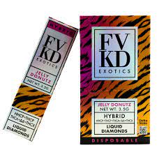 Jelly Donutz FVKD Exotics THC-A Rosin Disposable 3.5G Best Sales Price - Vape Pens