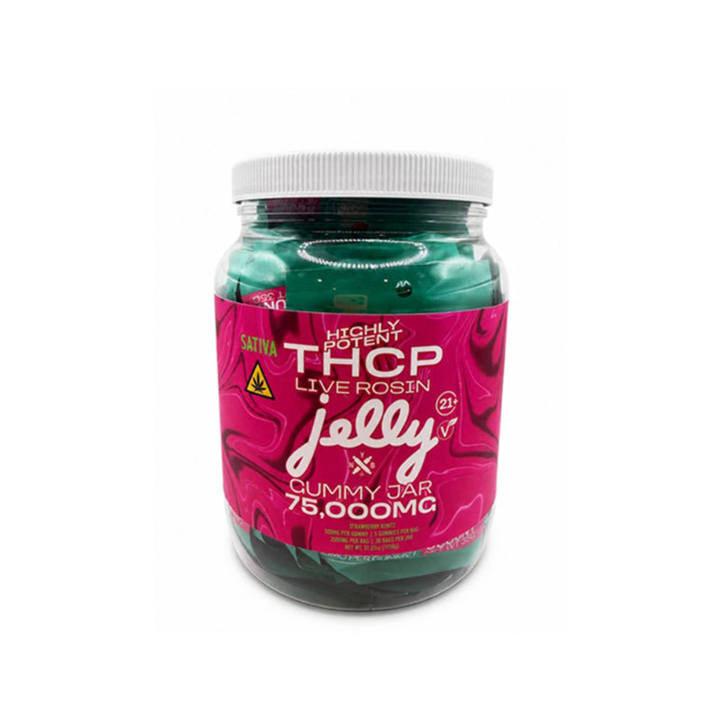 Jelly Highly Potent THCP Gummies Jar 75000MG Best Sales Price - Gummies