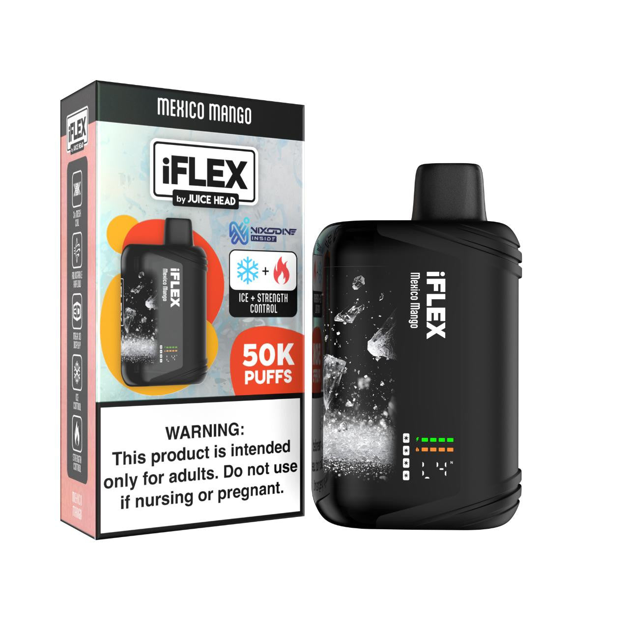 Juice Head IFlex Nixodine Disposable (50000 Puffs)