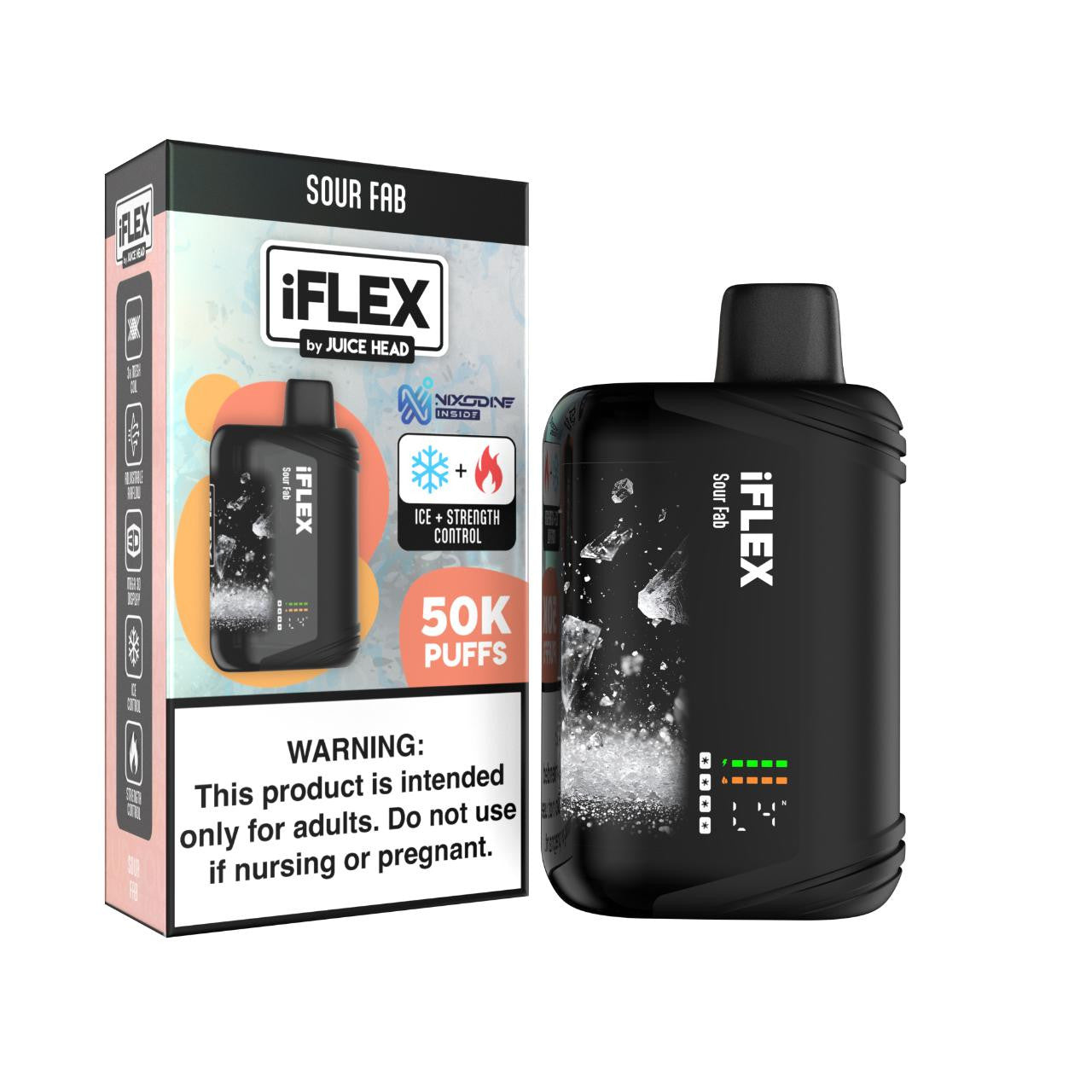 Juice Head IFlex Nixodine Disposable (50000 Puffs)
