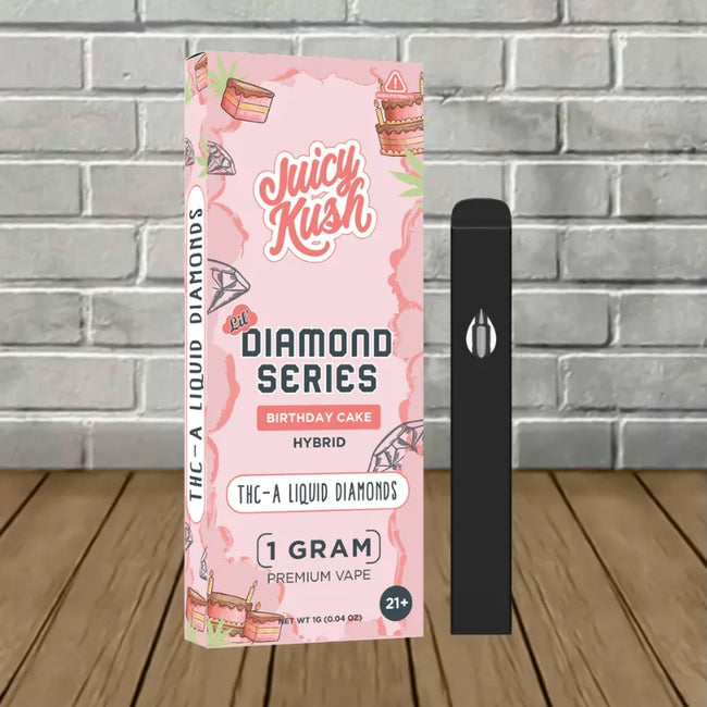 Juicy Kush Diamond Series THCA + D8 1g Disposable