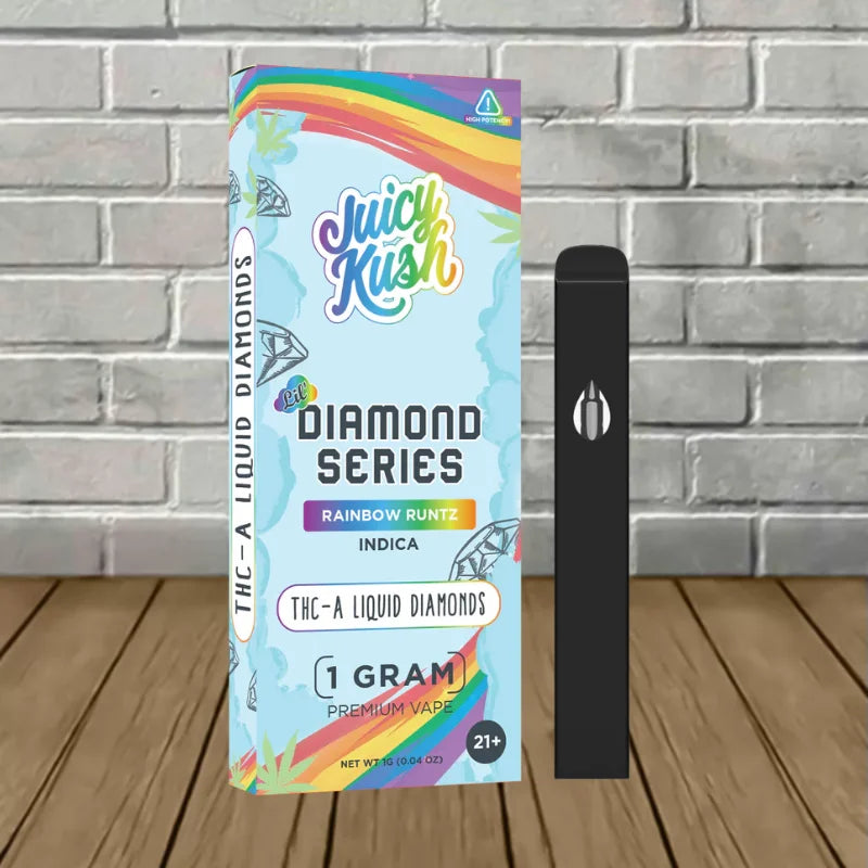 Juicy Kush Diamond Series THCA + D8 1g Disposable