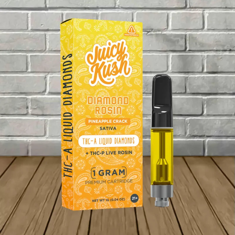 Juicy Kush Diamond Rosin THCa + THCp 1g Vape Cart