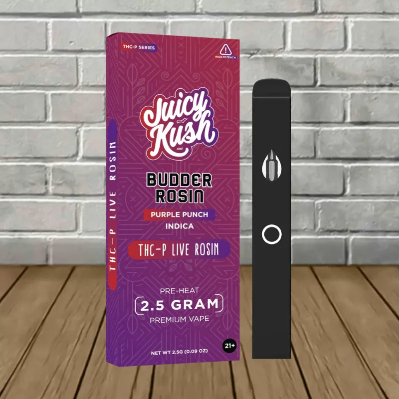 Juicy Kush Budder Rosin THCp + D8 2.5g Disposable