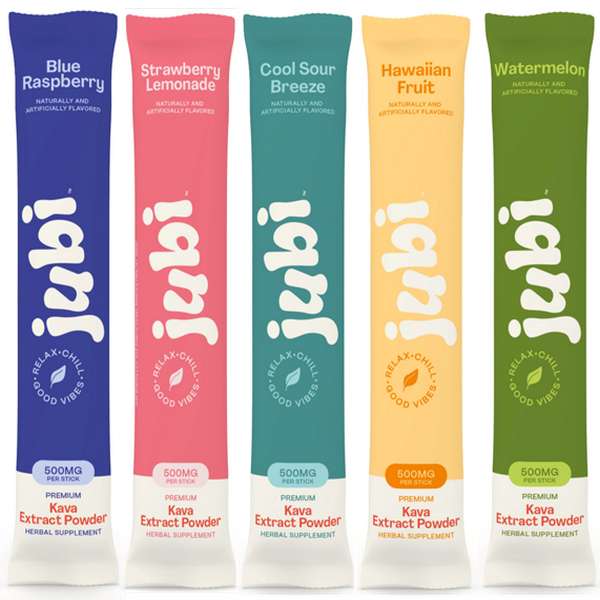 Jubi Kava Stick Packs (5 Flavors) – 500mg Per Stick