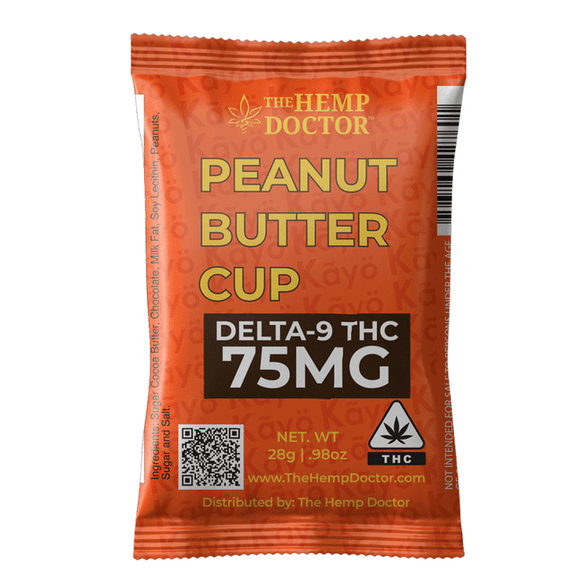 The Hemp Doctor Delta 9 Peanut Butter Cup (75mg)