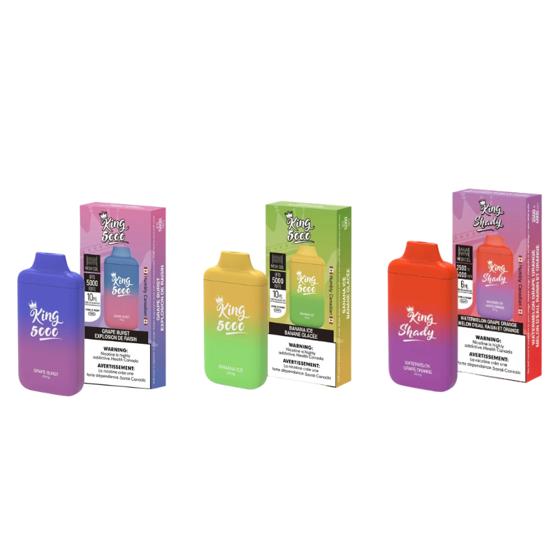 King  Nicotine Free 5000 Puffs Disposable Vape