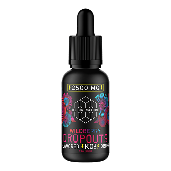 Hi On Nature 2500mg KNOCKOUT DROPOUTS - 3 FLAVORS