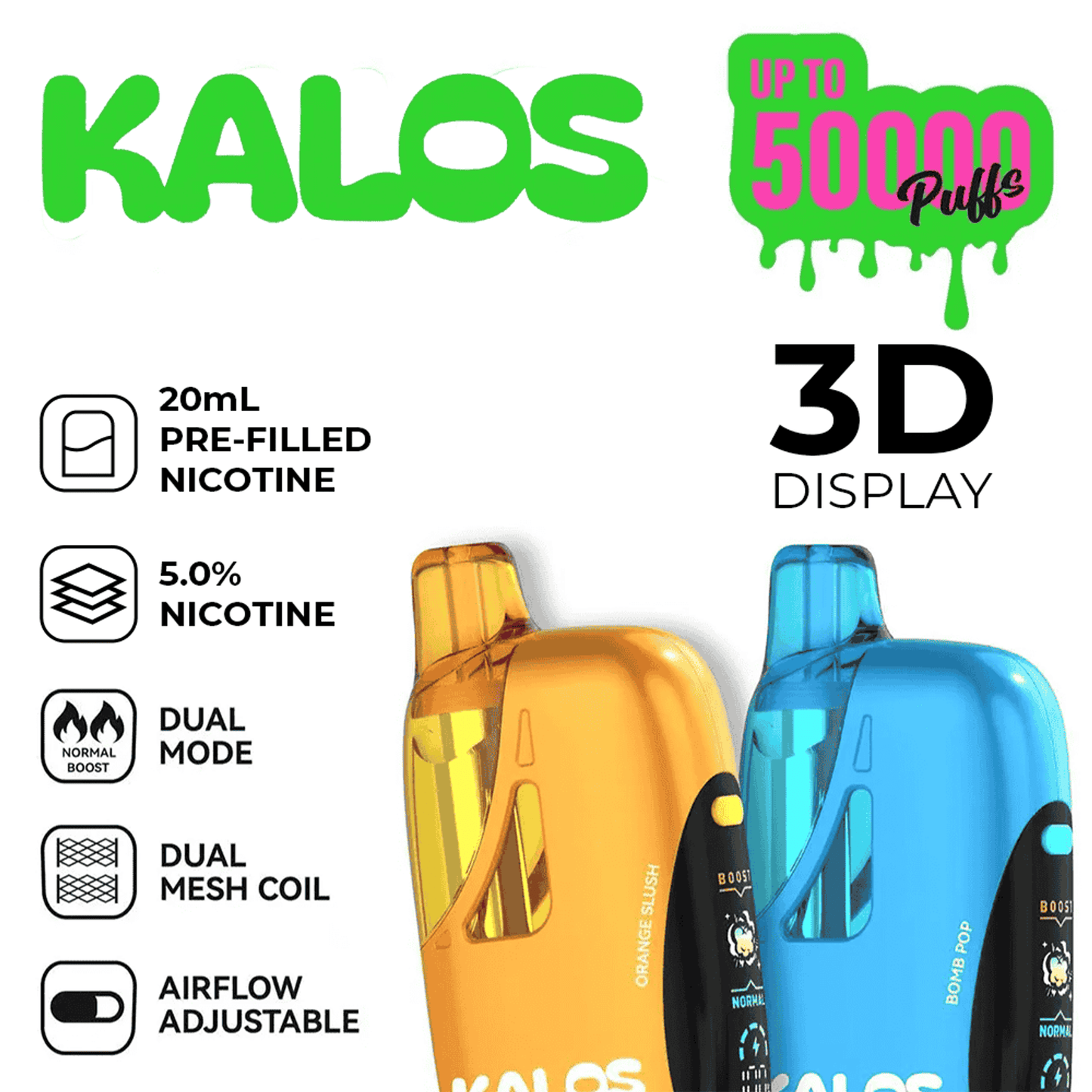 Kalos Disposable (50,000 Puffs)