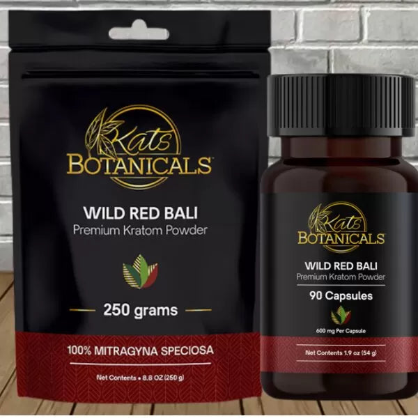 Kats Botanicals Wild Red Bali Kratom