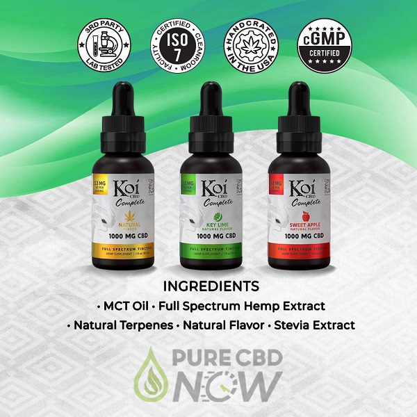 Koi Complete Full Spectrum CBD Tincture 30mL Best Sales Price - Tincture Oil