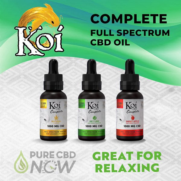 Koi Complete Full Spectrum CBD Tincture 30mL Best Sales Price - Tincture Oil