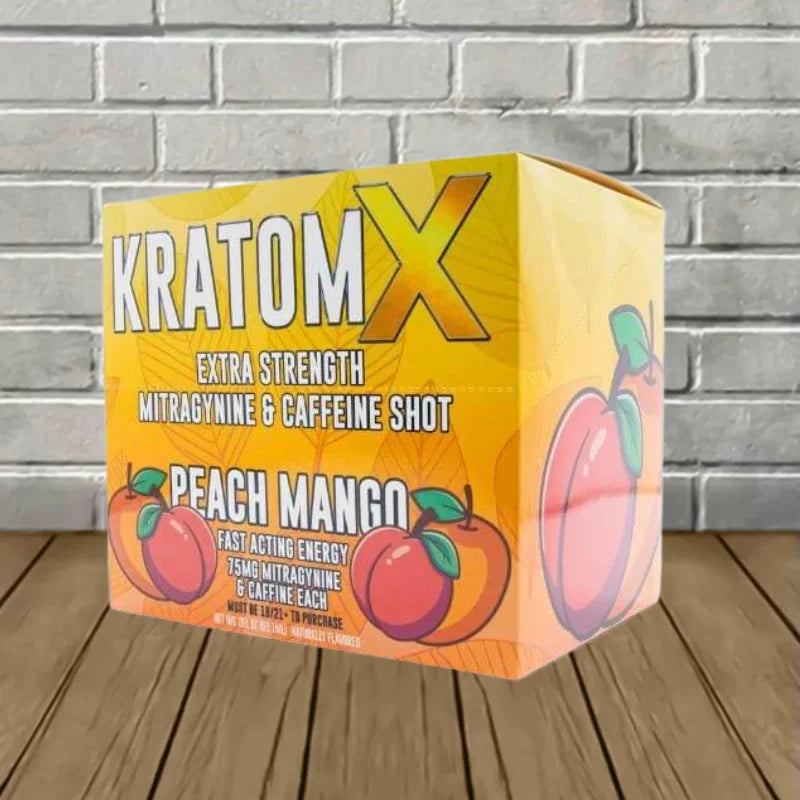 KratomX Kratom + Caffeine Liquid Extract Shot 2oz