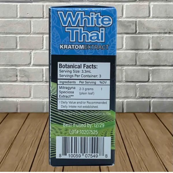 Krave Botanicals White Thai Kratom Extract Shot