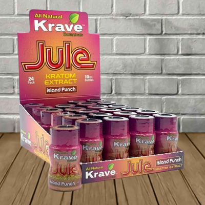 Krave Botanicals Jule Kratom Extract Shot Case 24ct Best Sales Price - CBD