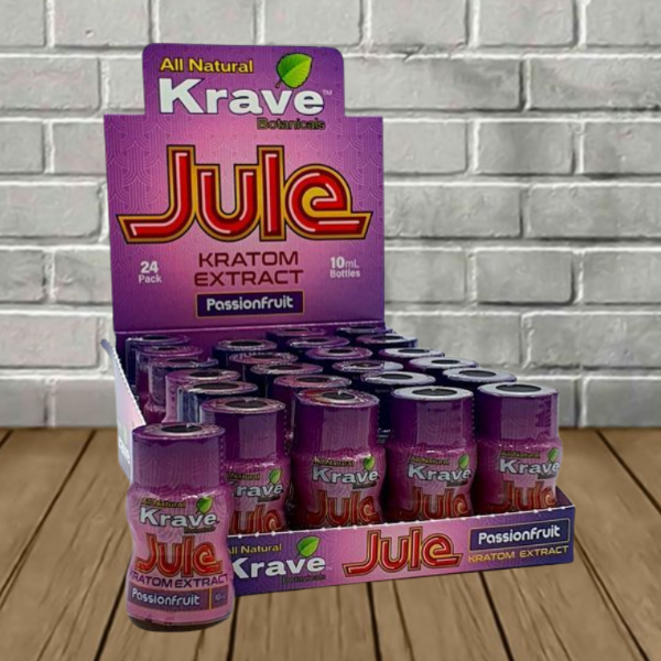 Krave Botanicals Jule Kratom Extract Shot Case 24ct Best Sales Price - CBD