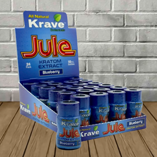 Krave Botanicals Jule Kratom Extract Shot Case 24ct Best Sales Price - CBD