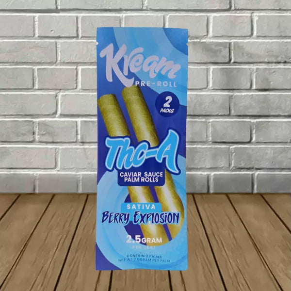 Kream Caviar Sauce Palm Leaf THCa Pre-rolls 5g