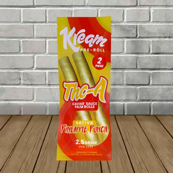 Kream Caviar Sauce Palm Leaf THCa Pre-rolls 5g