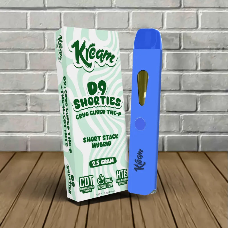 Kream D9 Shorties Cryo Cured THC-P Disposable Vape 2.5g