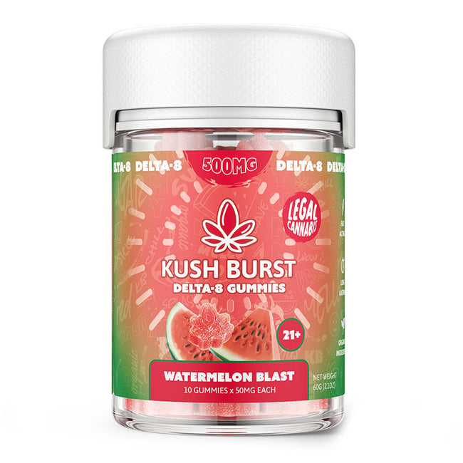 Delta 8 THC Gummies – Watermelon Blast – Kush Burst