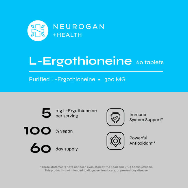 Neurogan Health L-Ergothioneine Tablets