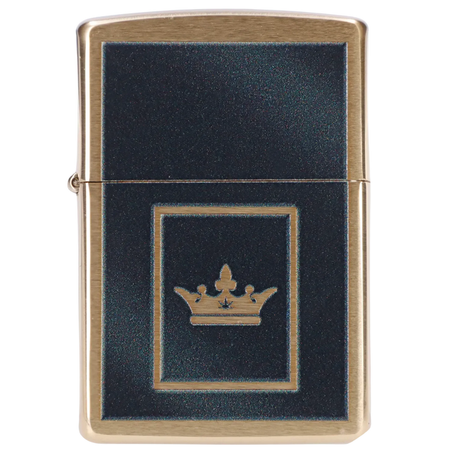 Queen of Bud Black Obsidian Flame of Dreams Zippo
