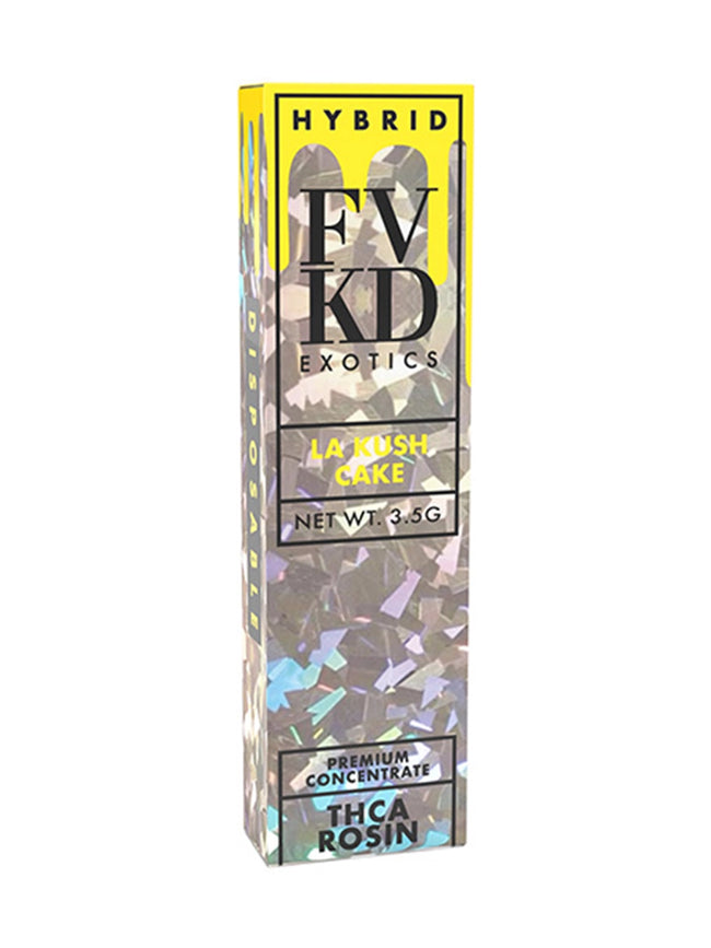 LA Kush Cake FVKD Exotics THC-A Rosin Disposable 3.5G Best Sales Price - Vape Pens