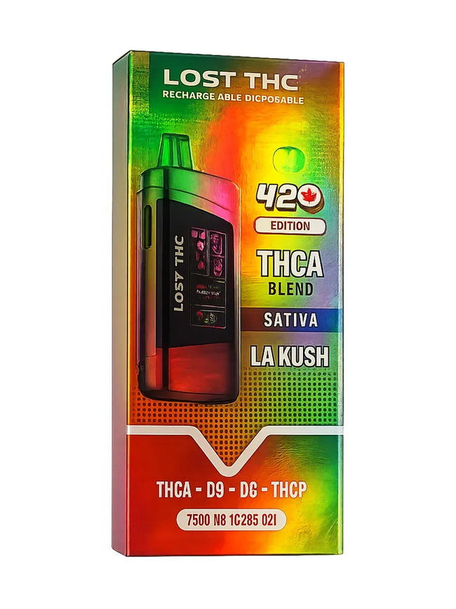 LA Kush Lost THC 420 Edition THCA Blend Rechargeable Disposable 7500MG
