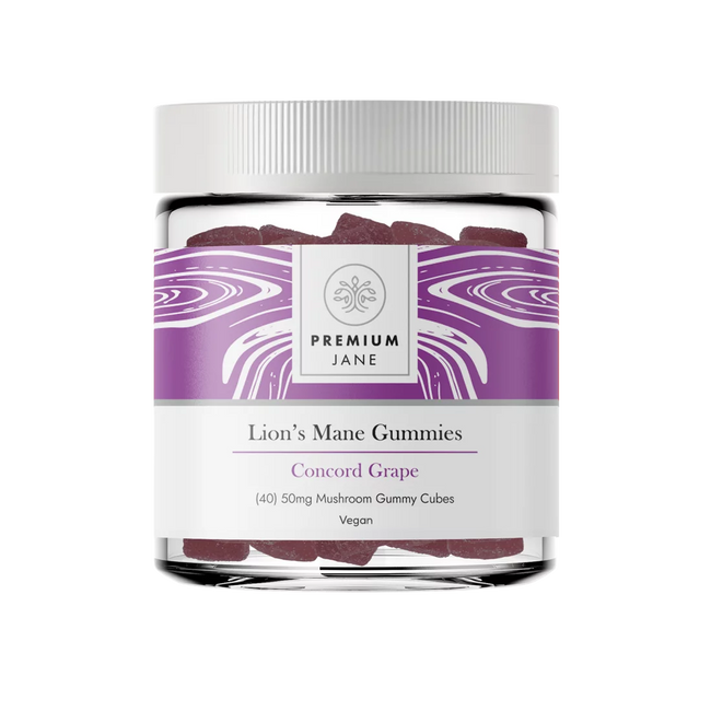 Premium Jane Lion’s Mane Mushroom Gummies