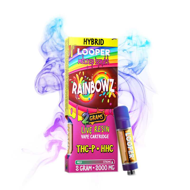 Melted Series 2g Cartridge: Rainbowz by Looper Vape