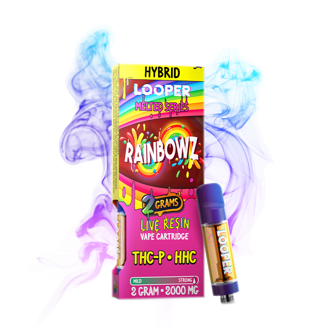 Melted Series 2g Cartridge: Rainbowz by Looper Vape