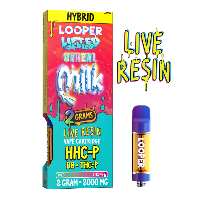 Lifted Series 2g Cartridge: Cereal Milk by Looper Vape