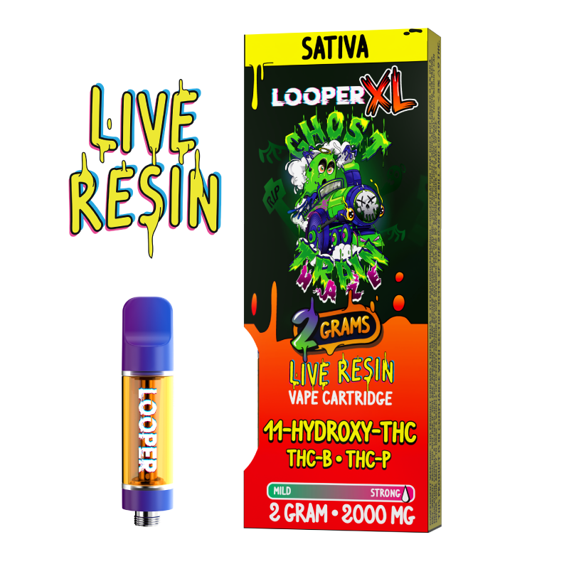 Looper XL Cartridge 2g: Ghost Train Haze by Looper Vape