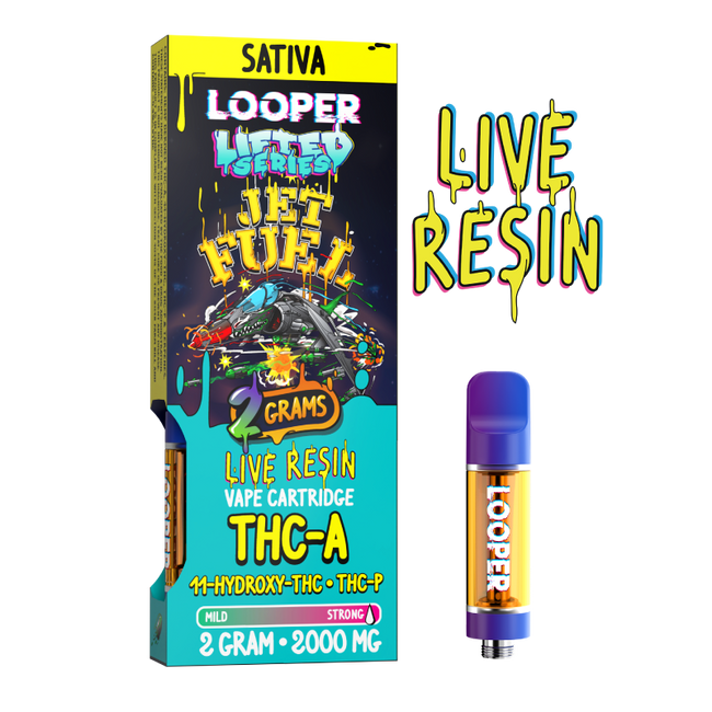 Lifted Series 2g Cartridge: Jet Fuel by Looper Vape