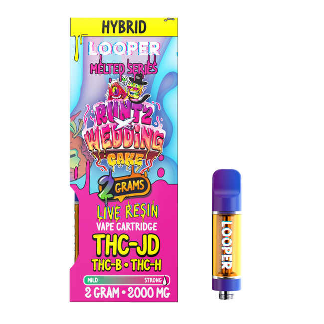 Melted Series 2g Cartridge: Runtz x Wedding Cake by Looper Vape