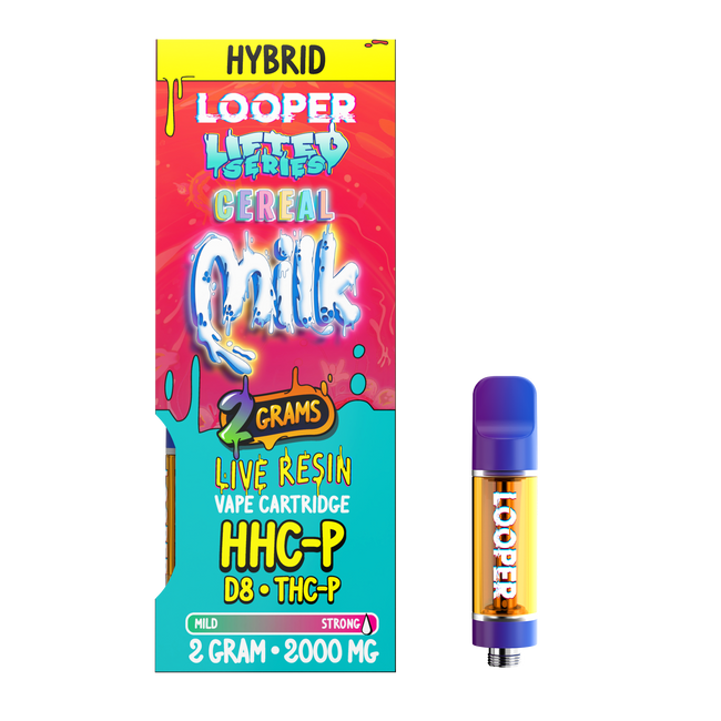 Lifted Series 2g Cartridge: Cereal Milk by Looper Vape