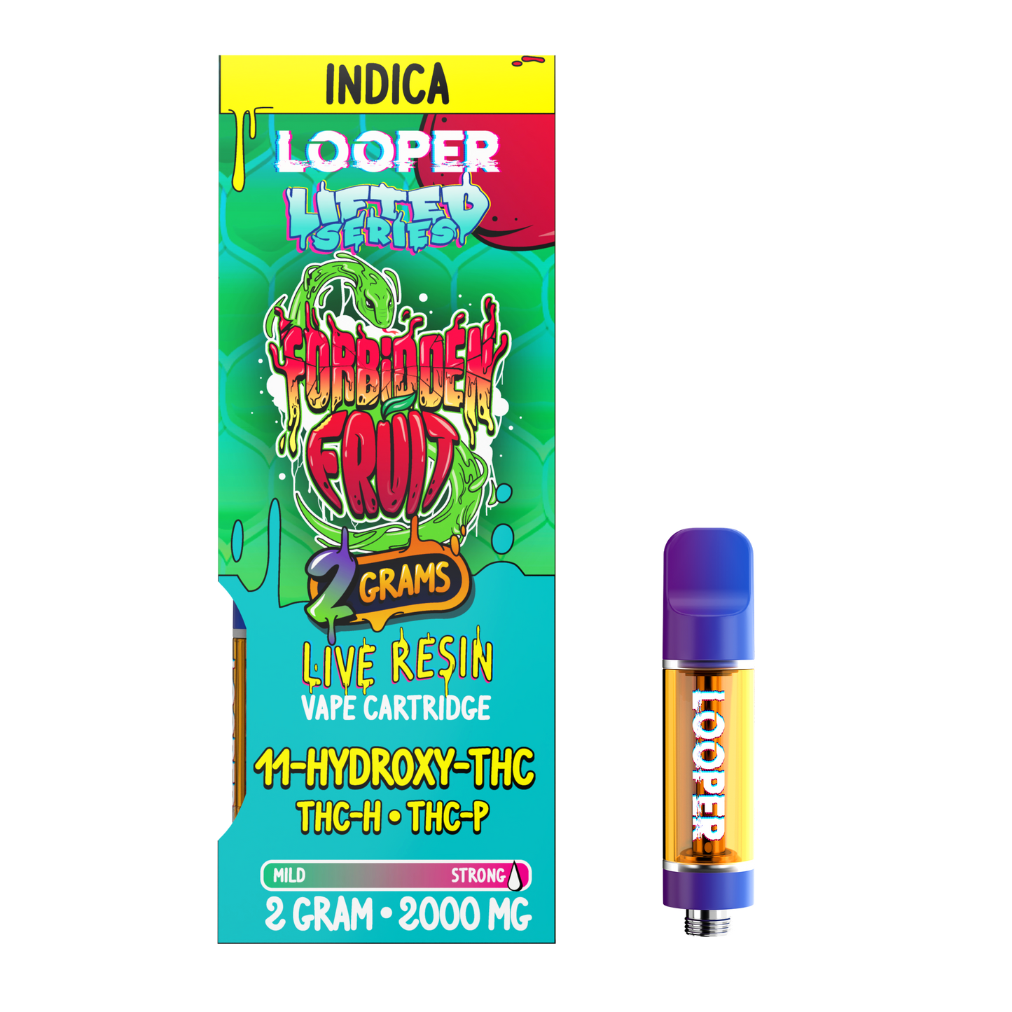 Lifted Series 2g Cartridge: Forbidden Fruit by Looper Vape
