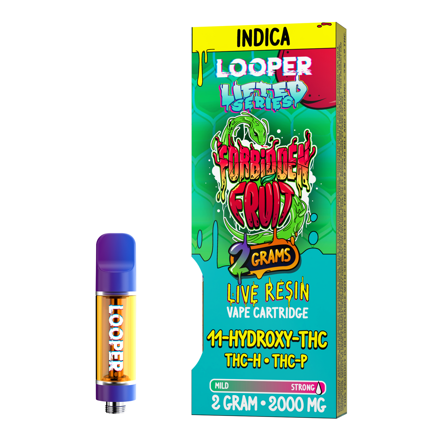 Lifted Series 2g Cartridge: Forbidden Fruit by Looper Vape