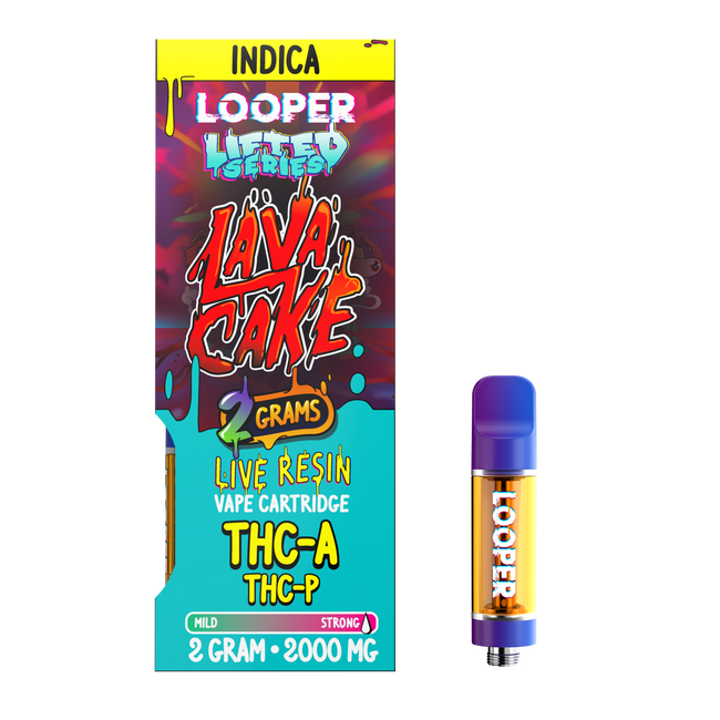 Lifted Series 2g Cartridge: Lava Cake by Looper Vape