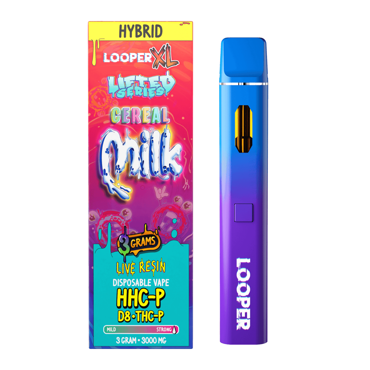 Looper Vape Lifted Series 3G Disposable: Cereal Milk