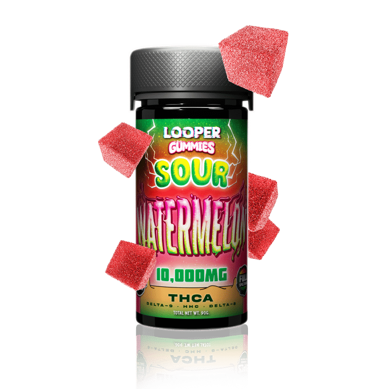 Looper Vape THC-A Gummies: Sour Watermelon