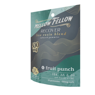 Mellow Fellow Recover Blend Live Resin M-Fusions Edibles Fruit Punch 500mg Best Sales Price - Edibles