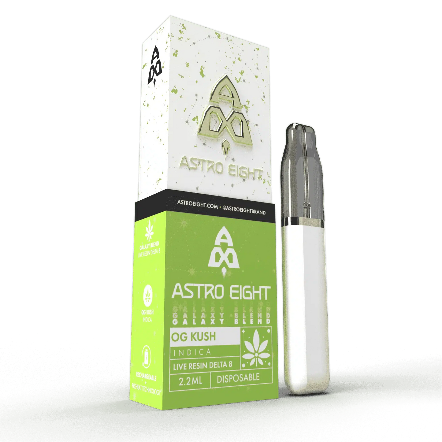 Astro Eight | Live Resin Delta 8 THC Galaxy Blend Rechargeable Disposable - 2.2mL Best Sales Price - Vape Pens