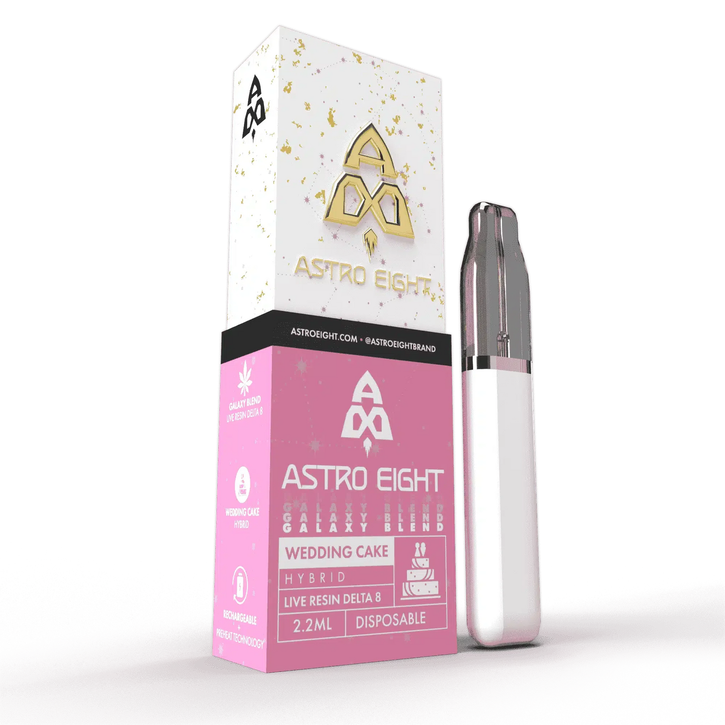 Astro Eight | Live Resin Delta 8 THC Galaxy Blend Rechargeable Disposable - 2.2mL Best Sales Price - Vape Pens