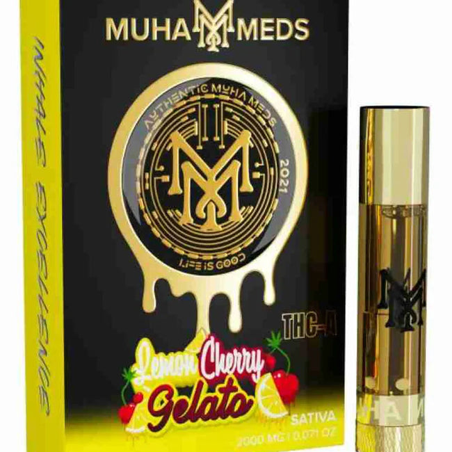 Lemon Cherry Gelato Muha Meds THC-A Cartridge 2G