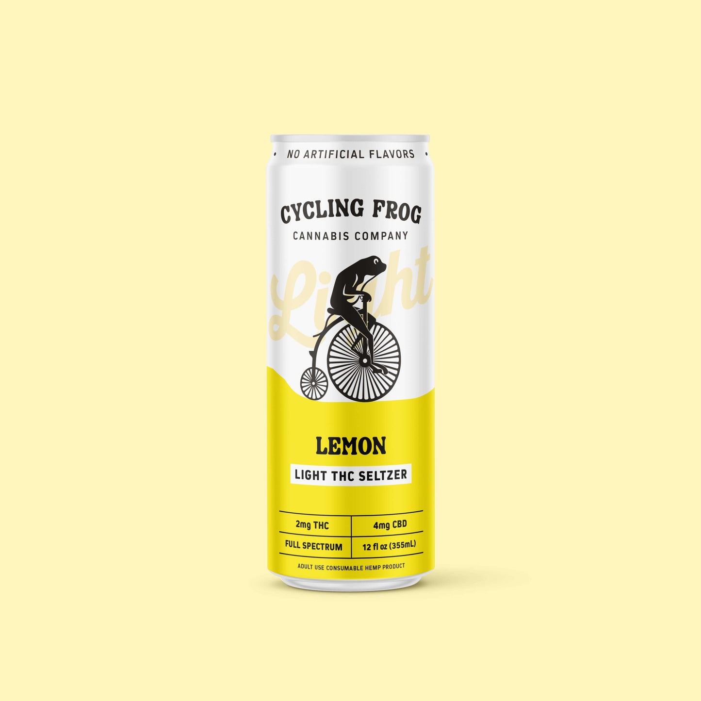 Cycling Frog Lemon THC Light Seltzer