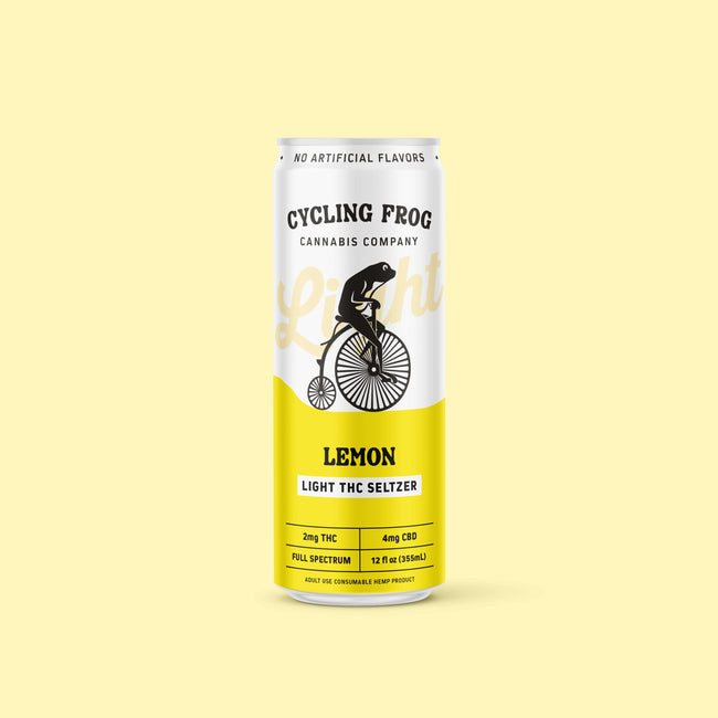 Cycling Frog Lemon THC Light Seltzer