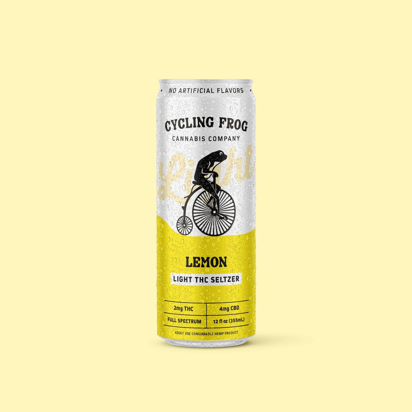 Cycling Frog Lemon THC Light Seltzer